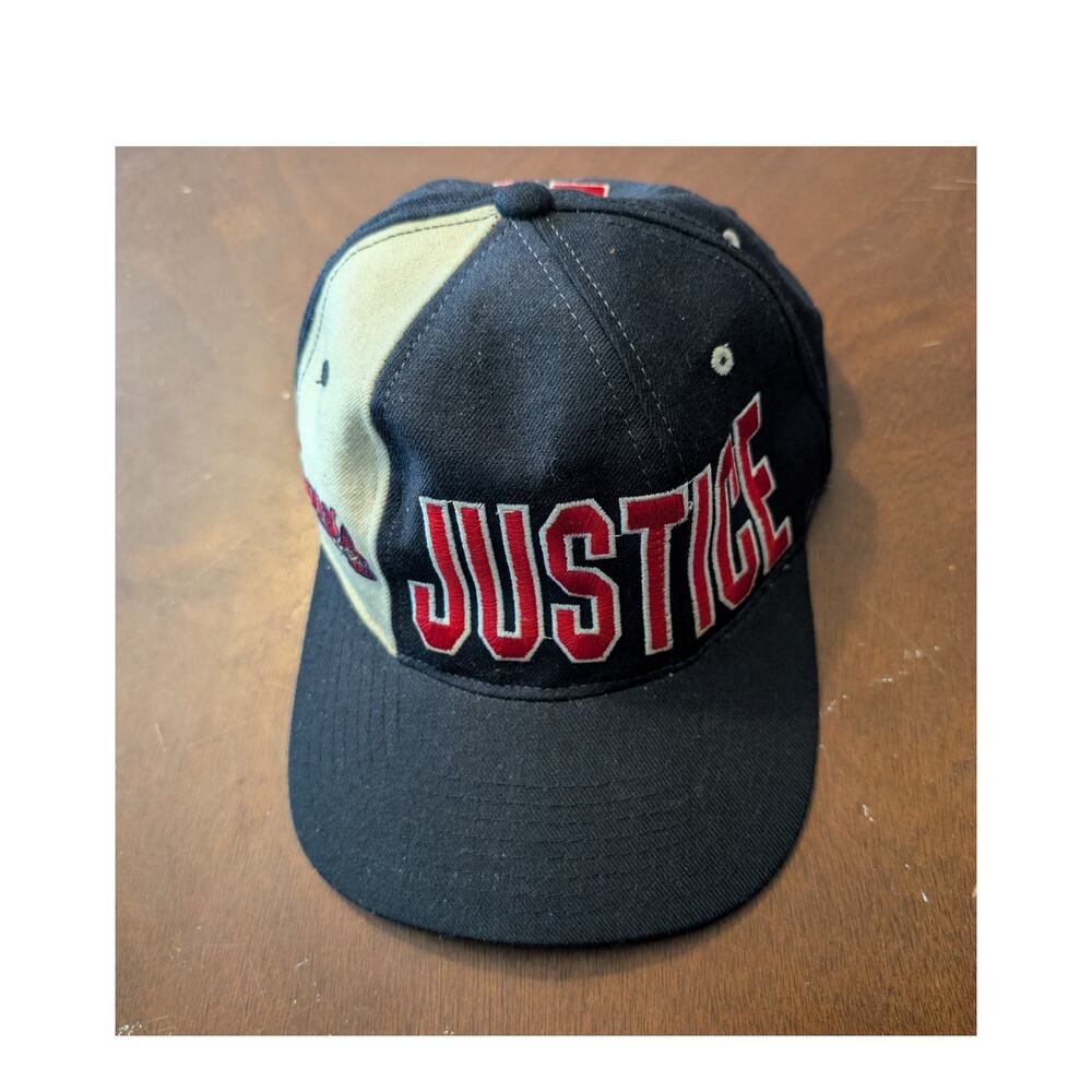 Starter David Justice VTG Atlanta Braves Hat in good condition.